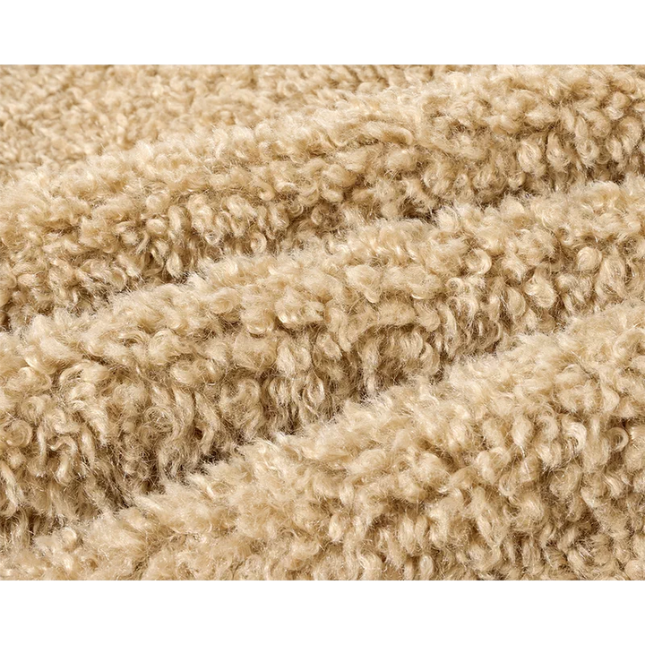 Short Lambswool Button-Up Coat