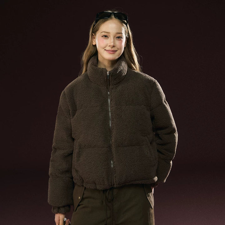 Retro stil vinter tykk varm frakk 