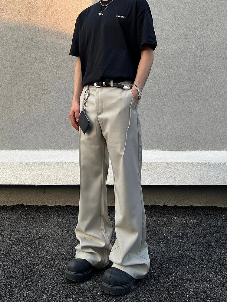 Straight Fit Flared Pants
