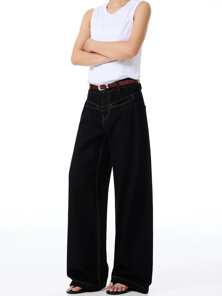 Low Waist Wide Leg Jeans