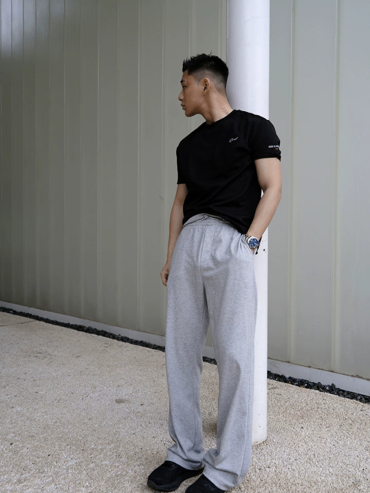Pantaloni casual dritti con coulisse a asciugatura rapida 