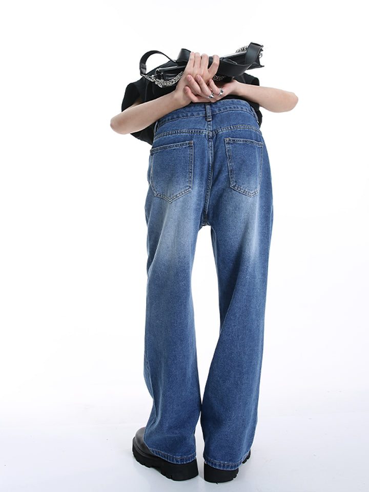 Loose Straight Versatile Jeans