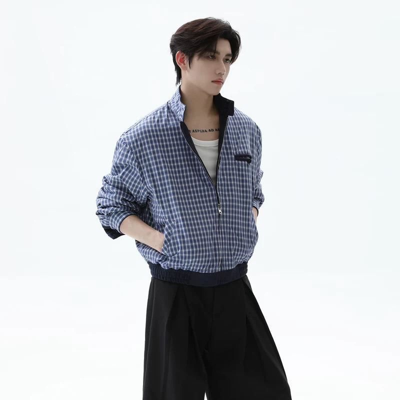 Reversible Fleece Stand Collar Jacket