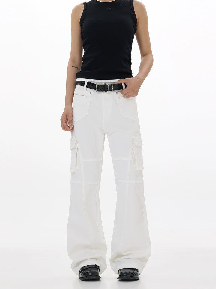 Relaxed Fit Straight Cargo Pants
