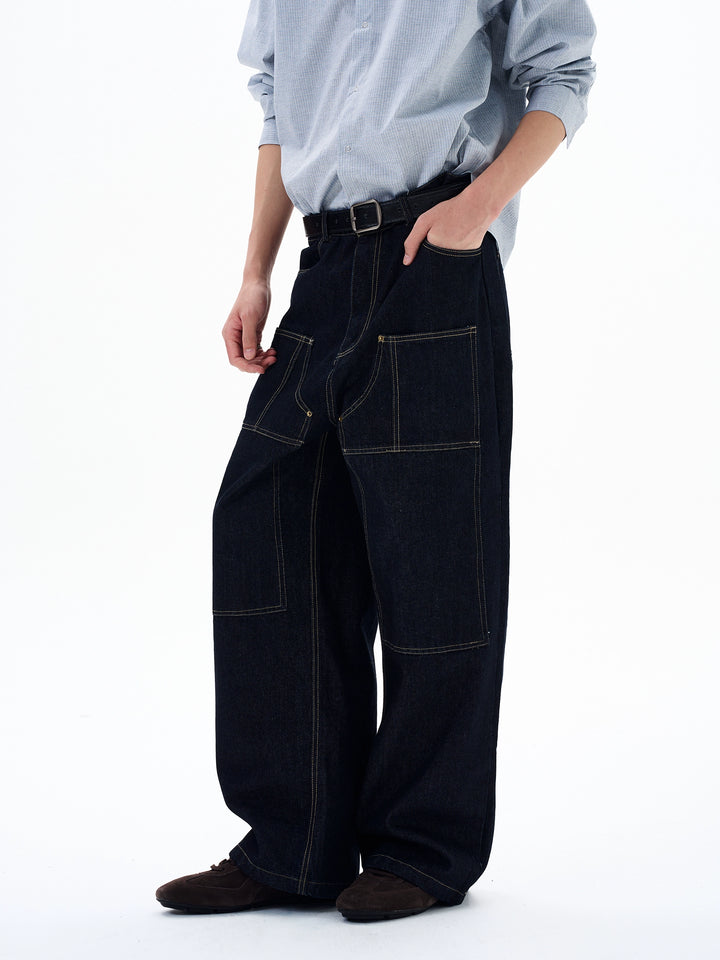 Loose Fit Wide Leg Jeans