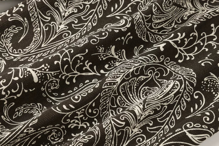 Retro Gedrukte Wijde Casual Broek 