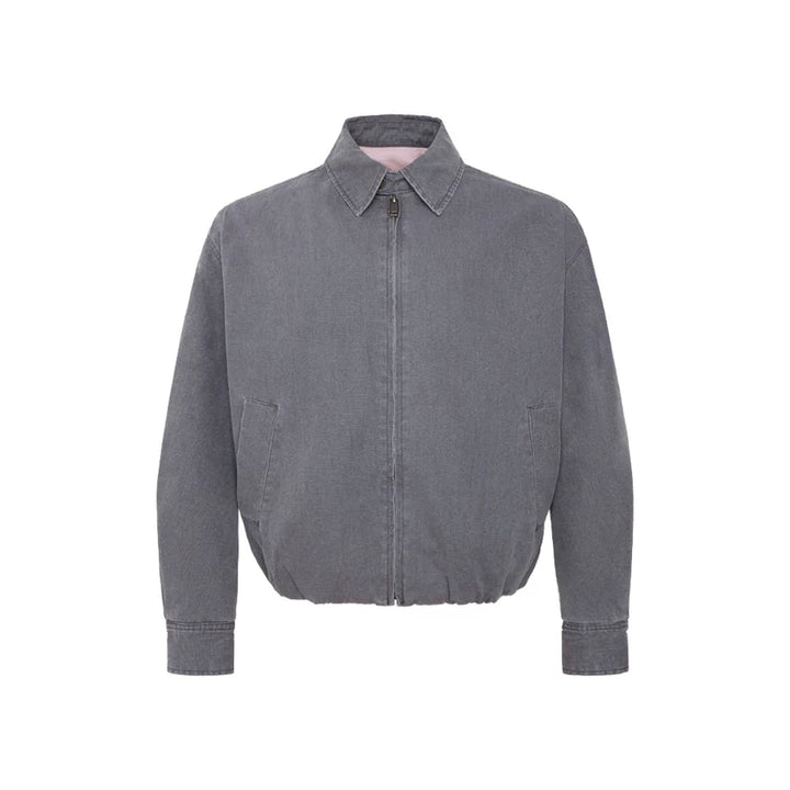 Distressed Washed Denim Vintage Jacket