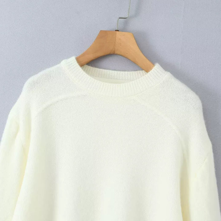 Irregular Hem Knit Sweater