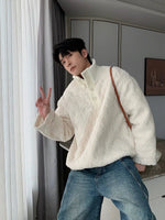 Thick Lamb Wool High Collar Sweater