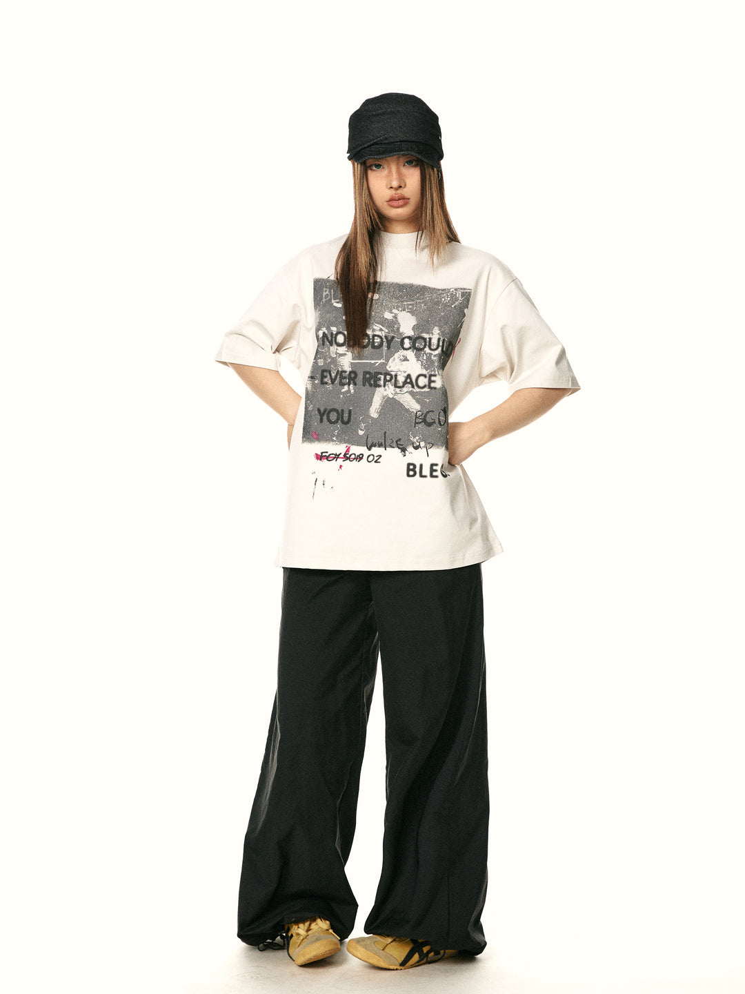Graffiti Print Retro Graphic T-shirt