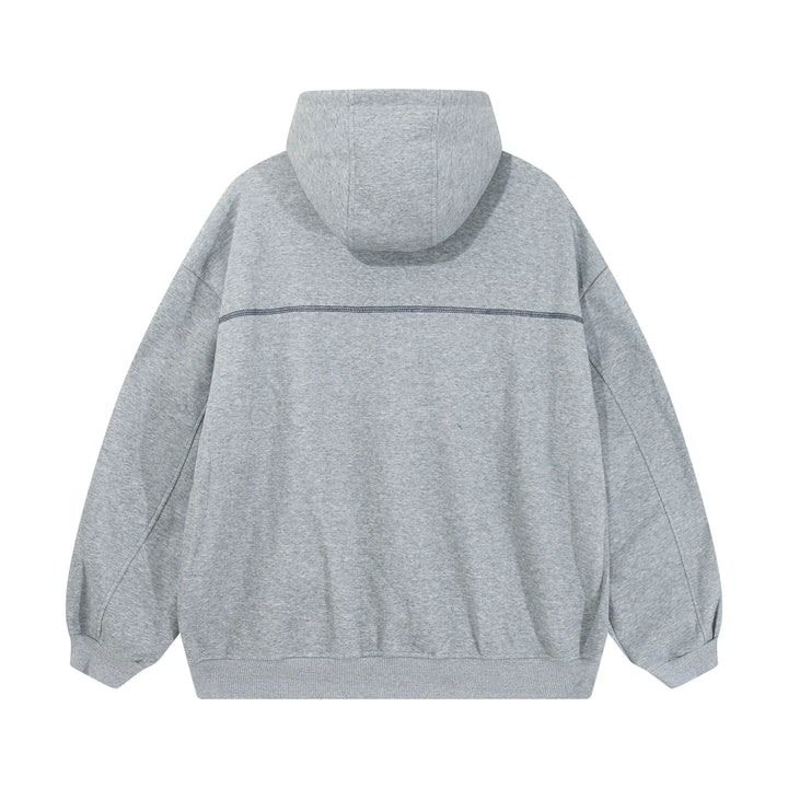Short Silhouette Hooded Cardigan