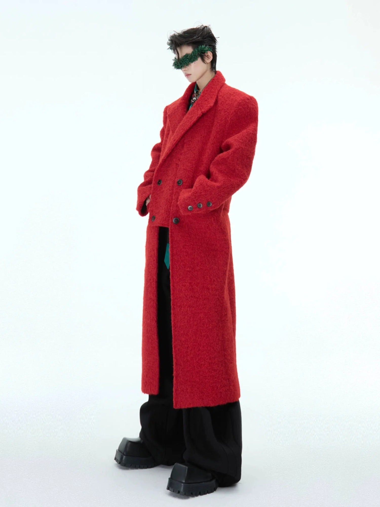 Splicing Deconstructed Wool Coat
