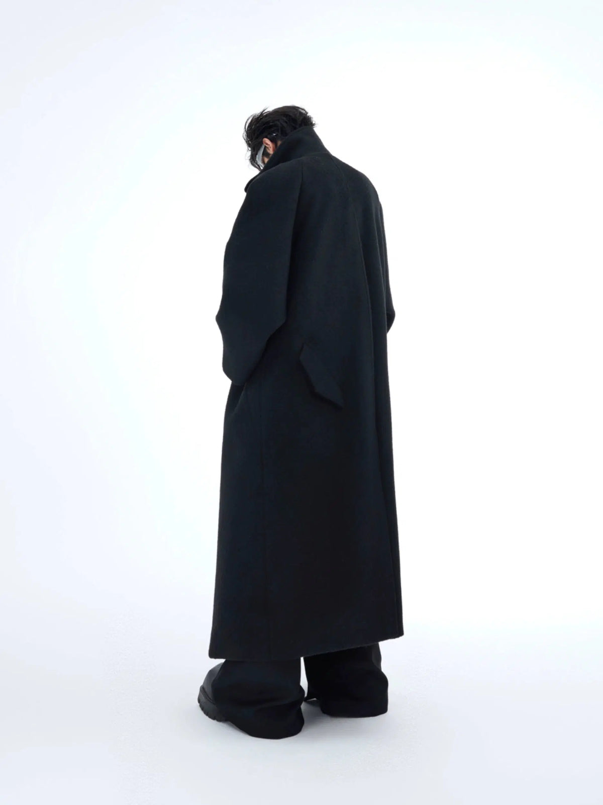 Heavyweight Woolen Knee-Length Coat