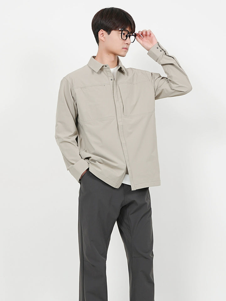 Soft Shell Lapel Casual Jacket