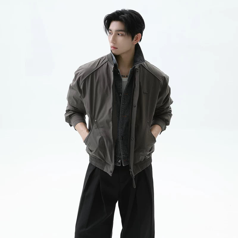 Faux Two-Piece Down Jacket