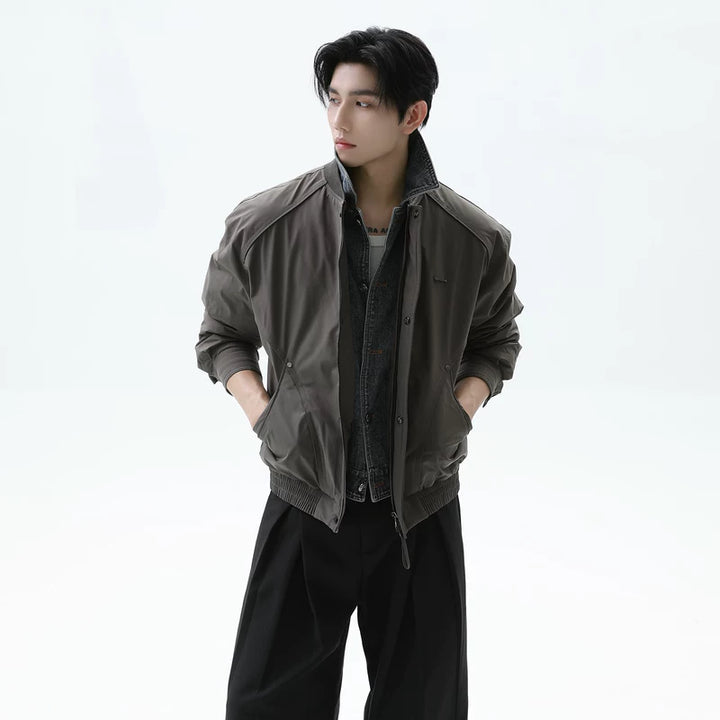 Faux Two-Piece Down Jacket