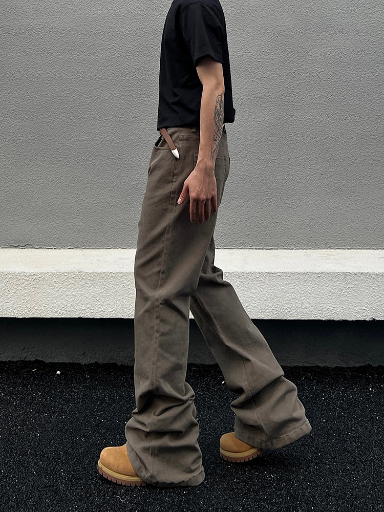 Kalhoty s bootcut, rozšířené, rovné, slim fit 