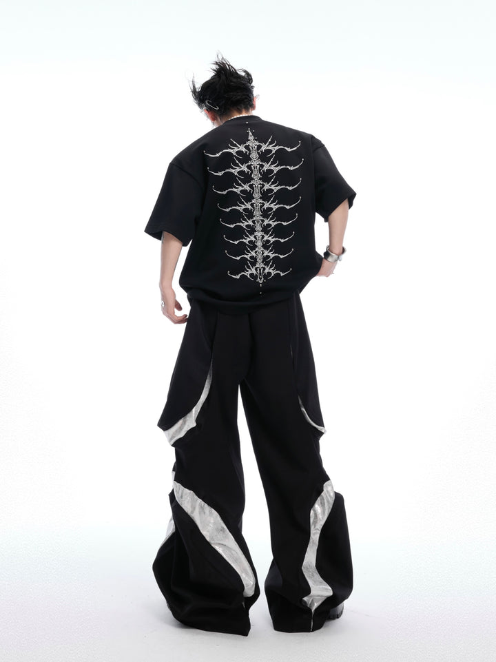 Spine Embroidery T-shirt
