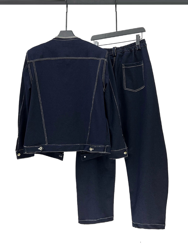 Casual Suit Jacket and Pants
