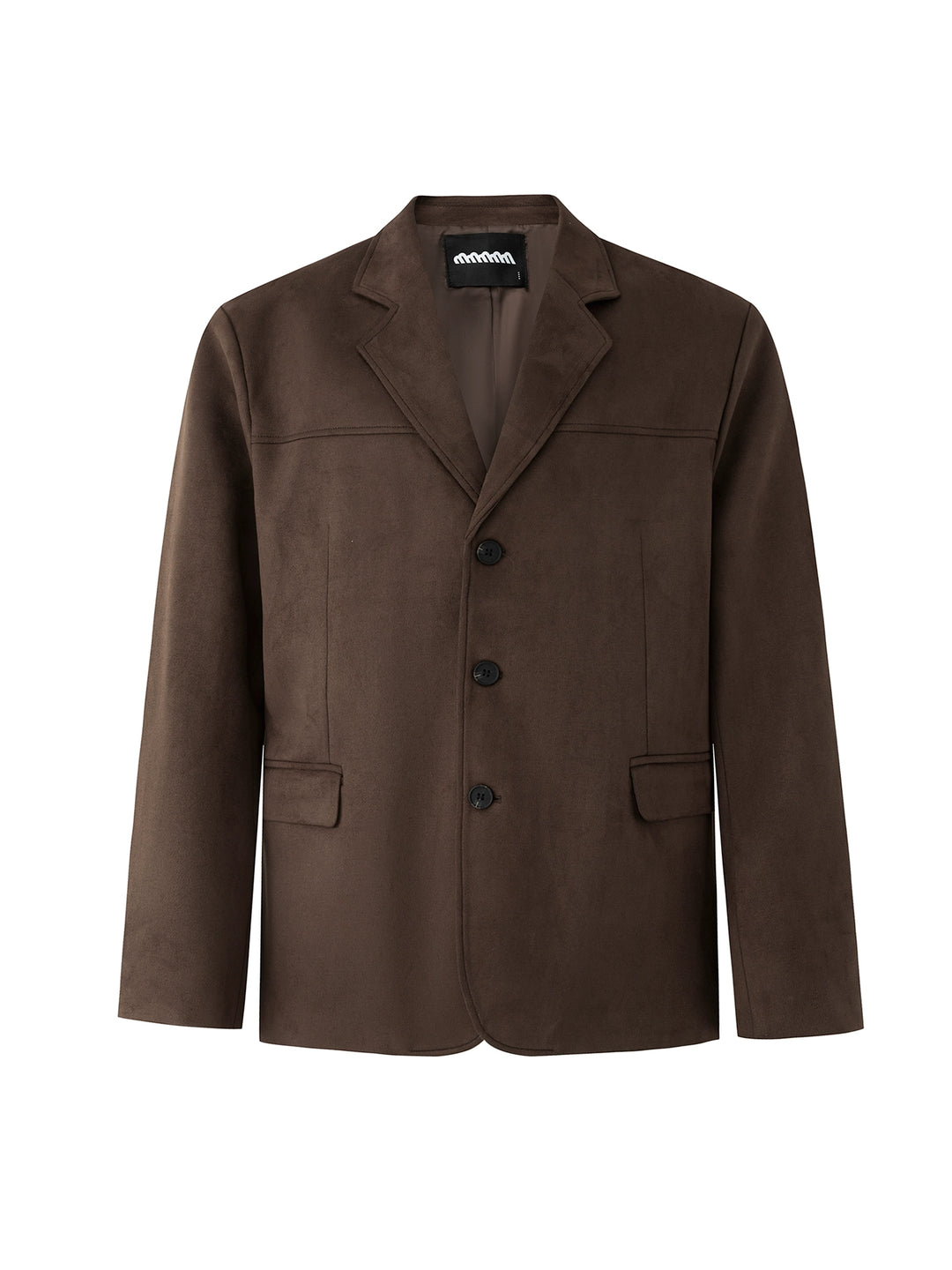 Veste de costume décontractée à coupe ample avec col 