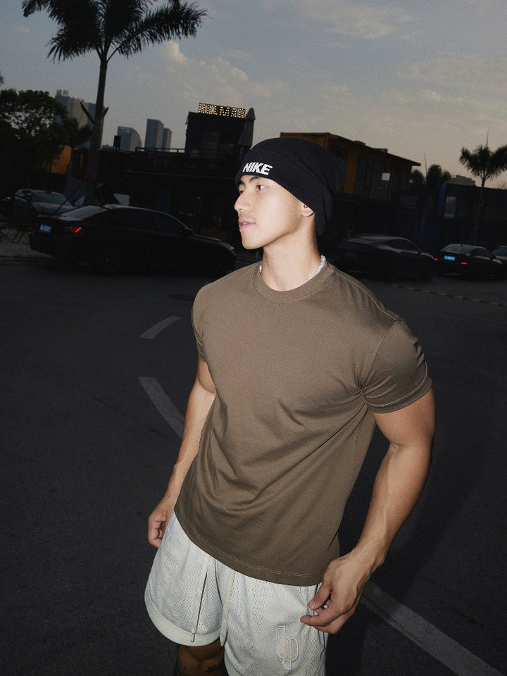Kortärmad Stretch Sport T-shirt 