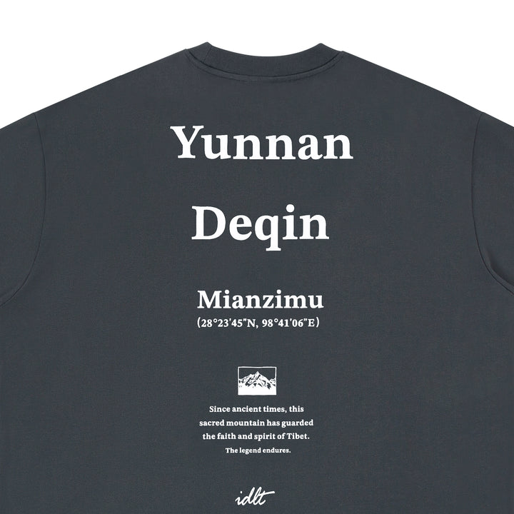 Heavyweight Cotton Drop-Shoulder Printed T-Shirt