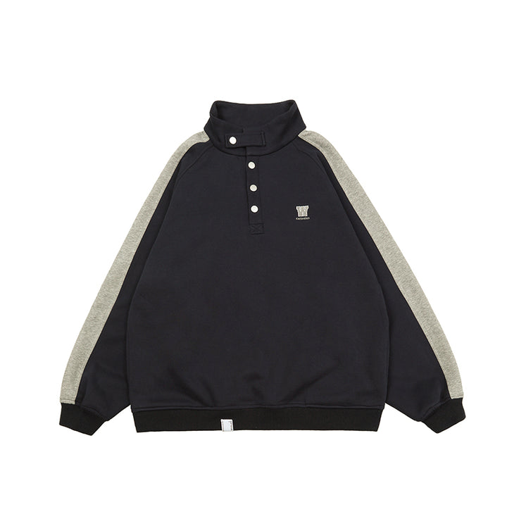 Stand-Up Collar Sweatshirt