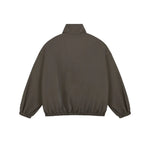 Stand-Up Collar Fleece Jacket