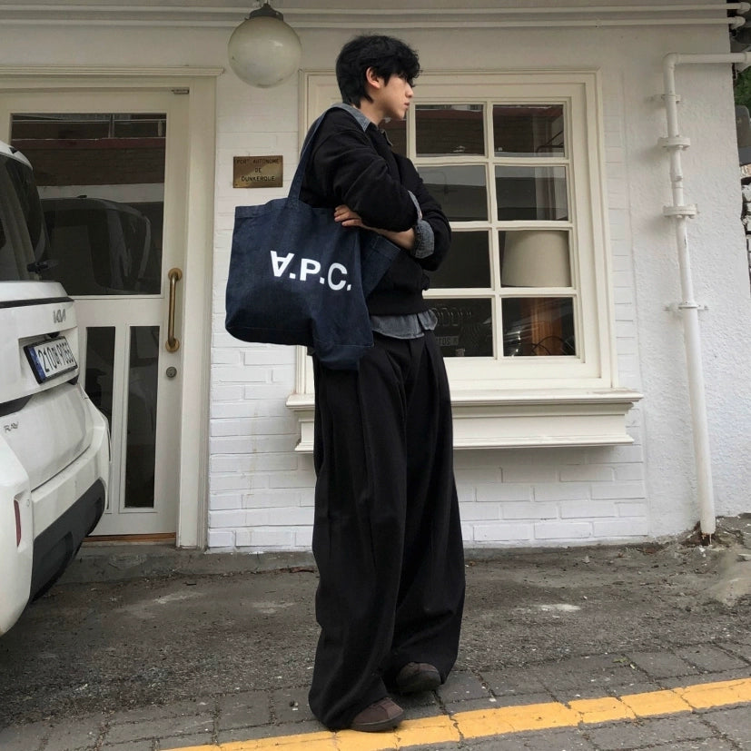 Loose Straight Wide-Leg Casual Pants