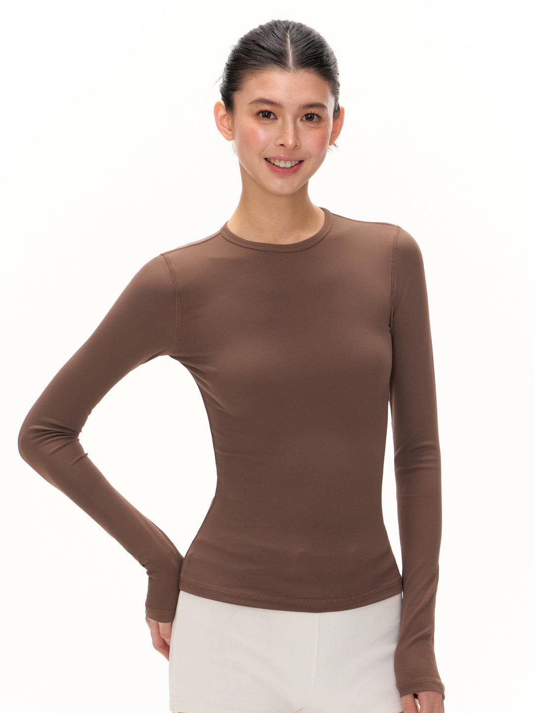 Slim Fit Long Sleeve Turtleneck Top
