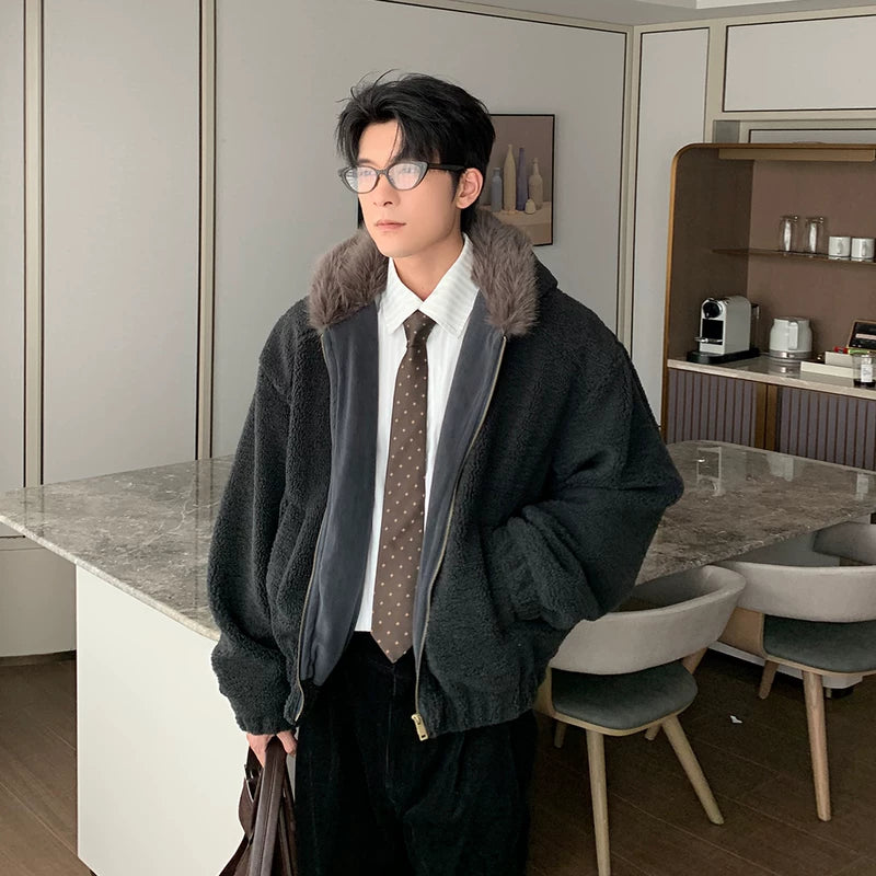 Hooded fleece-gevoerde dikke geïsoleerde jas 