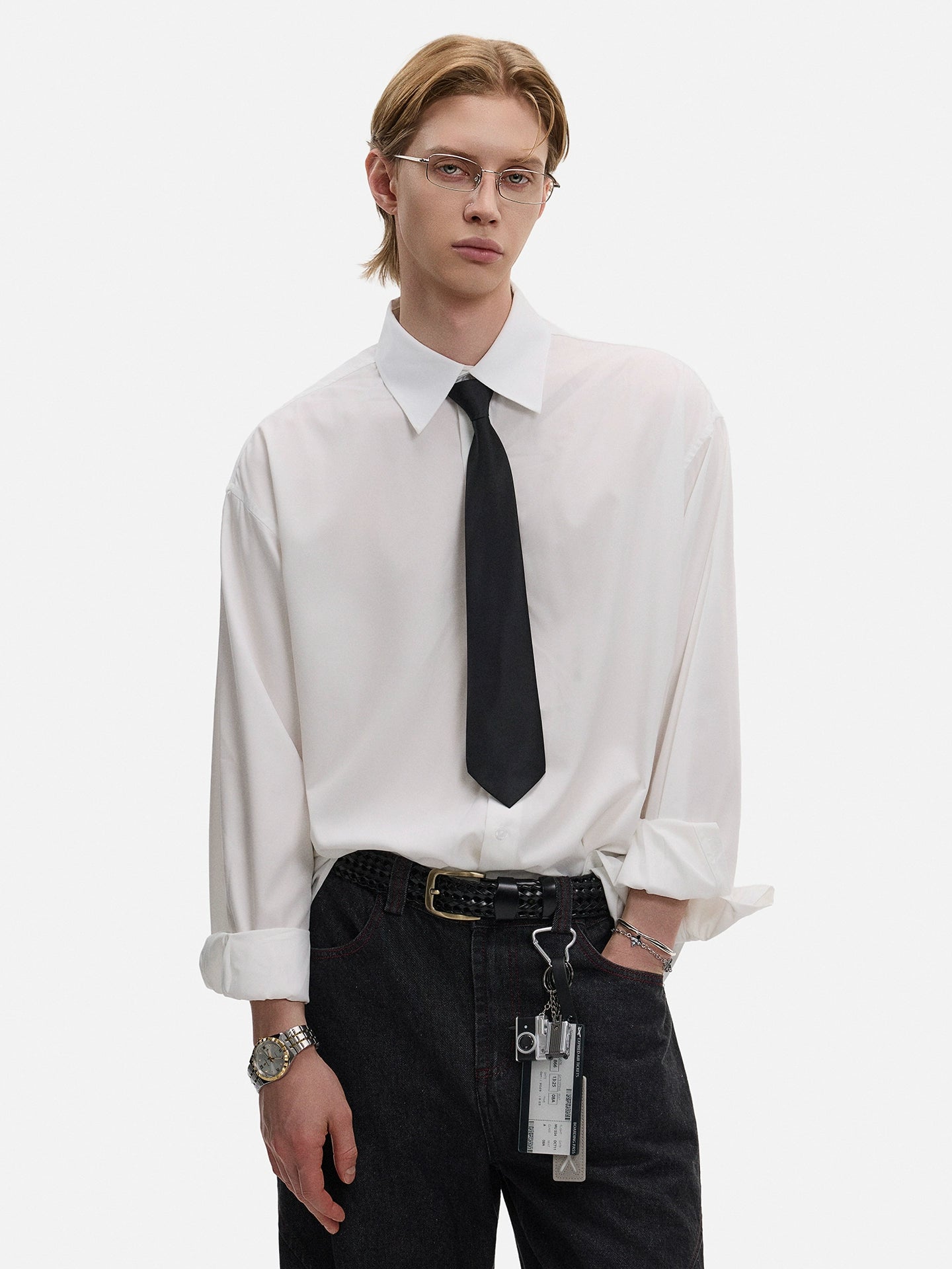 Long Sleeve Casual Button-Up Shirt