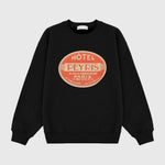 Retro Crew Neck Casual Sweatshirt