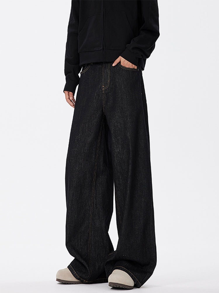 Wide-Leg Loose Fit Jeans