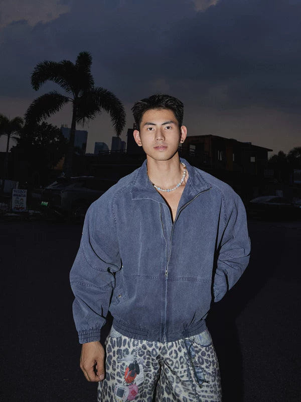 Alltags Zip-Up Pendlerjacke 