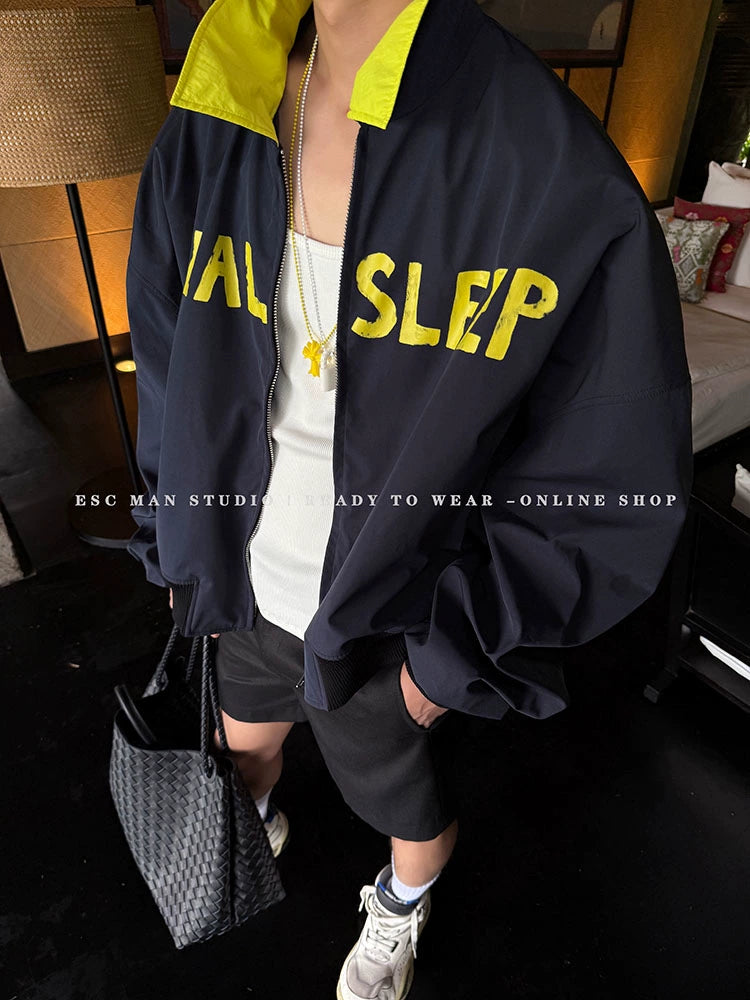 Dik Yaka Silüet Fermuarlı Ceket 