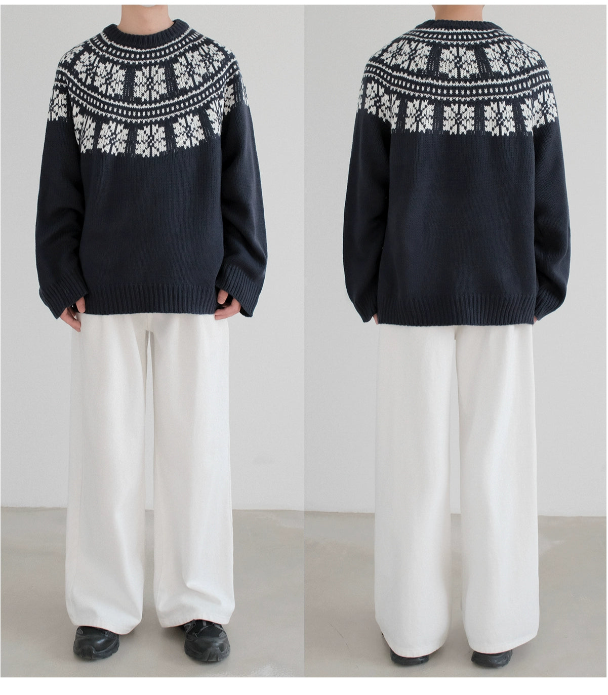 Fair Isle Knit Sweater