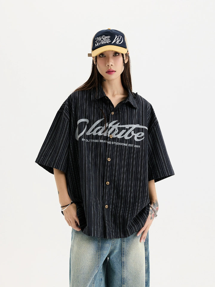 Cotton Linen Boxy Short Sleeve Shirt