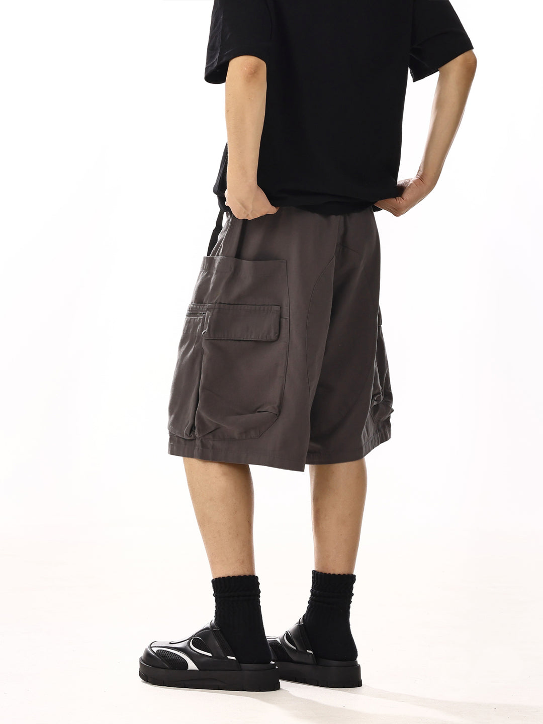 Casual Zipper Cargo Shorts