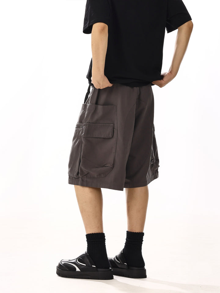 Casual Zipper Cargo Shorts