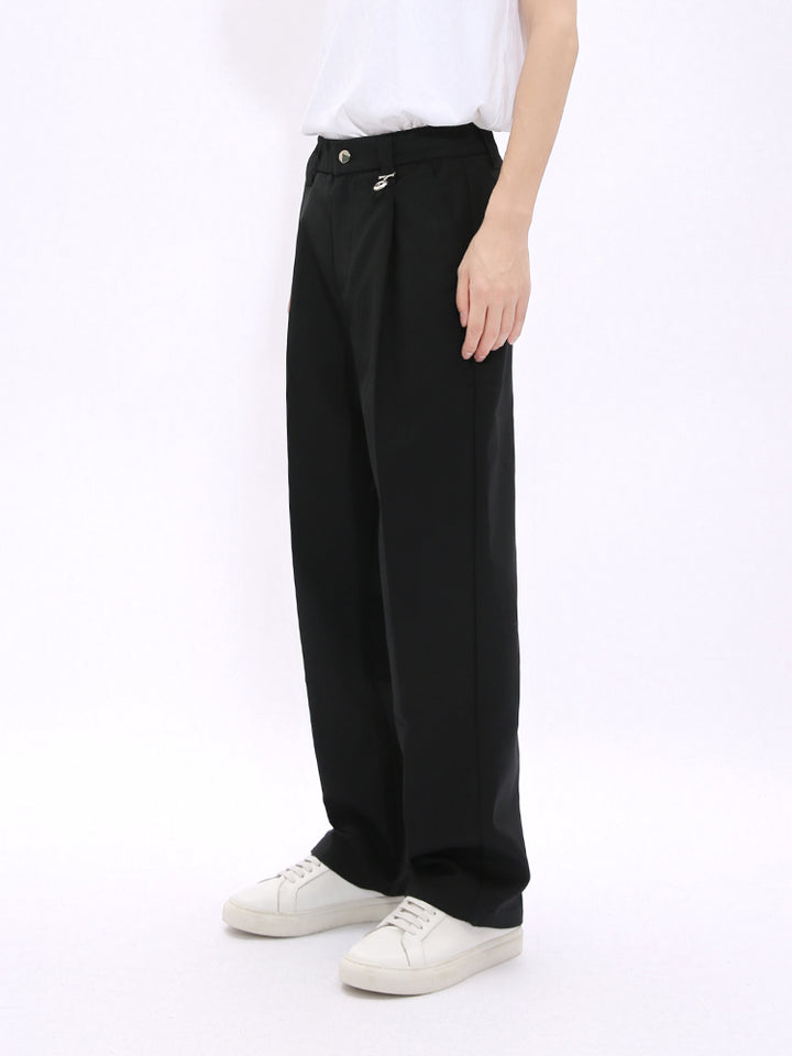 Slim Fit Mittelbund Freizeit-Hosen 