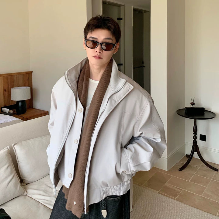 Gequilted Harrington Oversized Katoenen Jas 