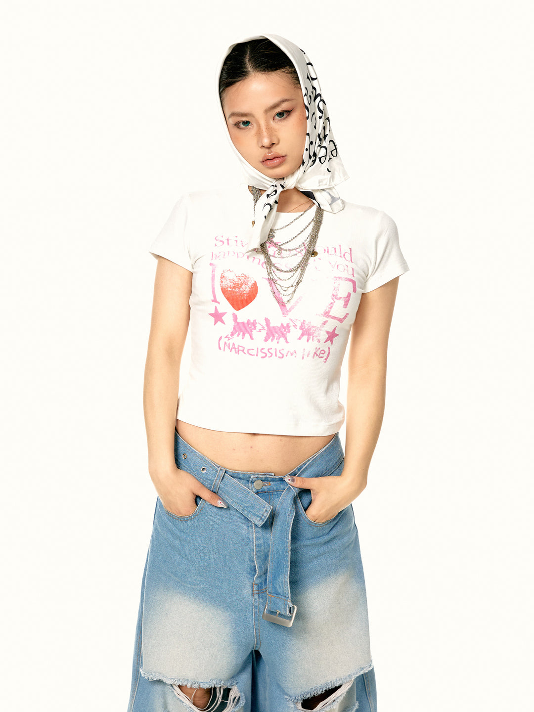 Heart Graphic Slim Fit T-Shirt