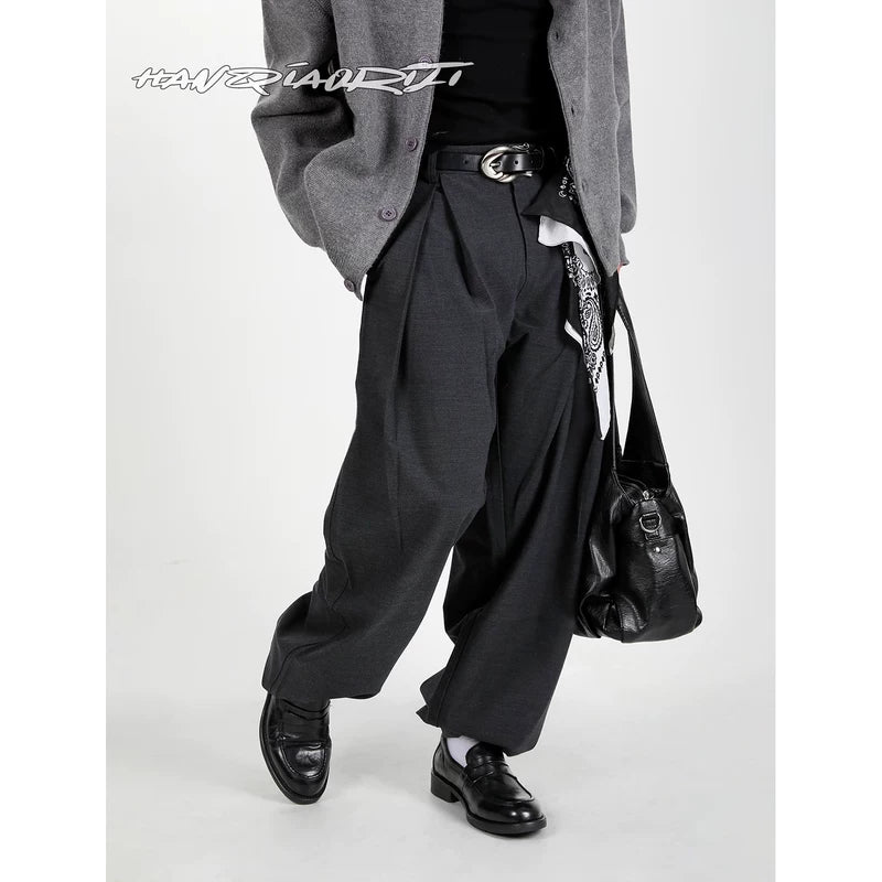 Washed Horsehide Casual Loafers