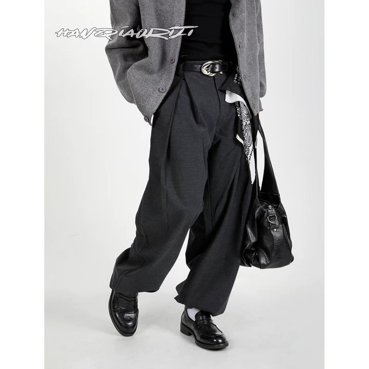 Washed Horsehide Casual Loafers