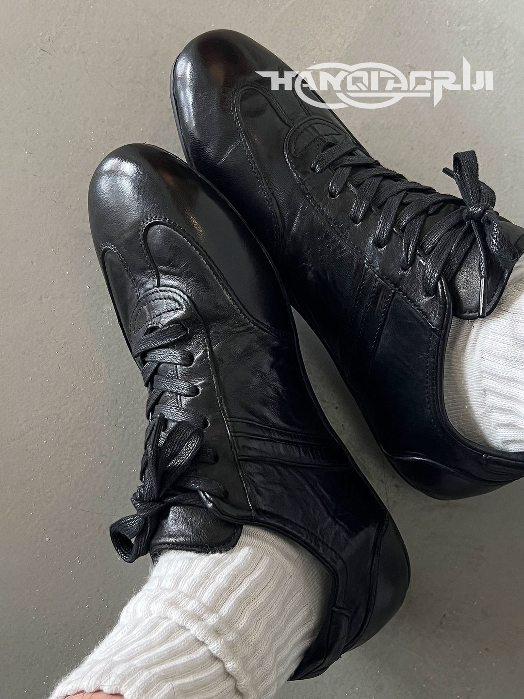Sneakers da allenamento casual in vera pelle 