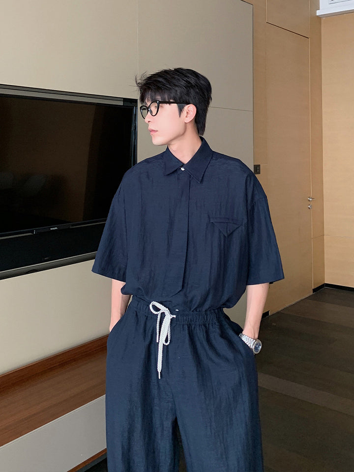 Linen Shirt and Pants Set