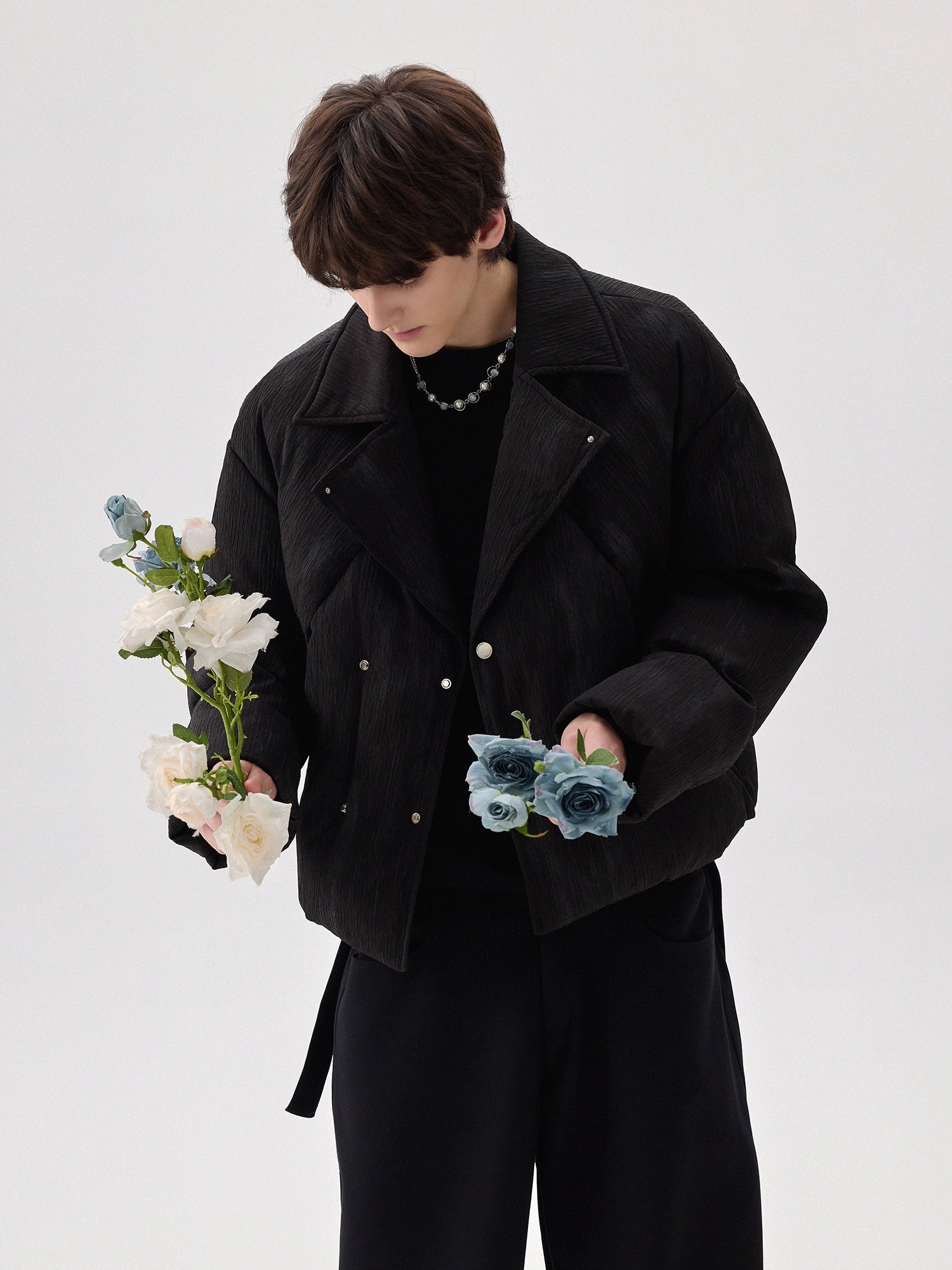 Dokulu Pamuklu İzoleli Motosiklet Ceket 