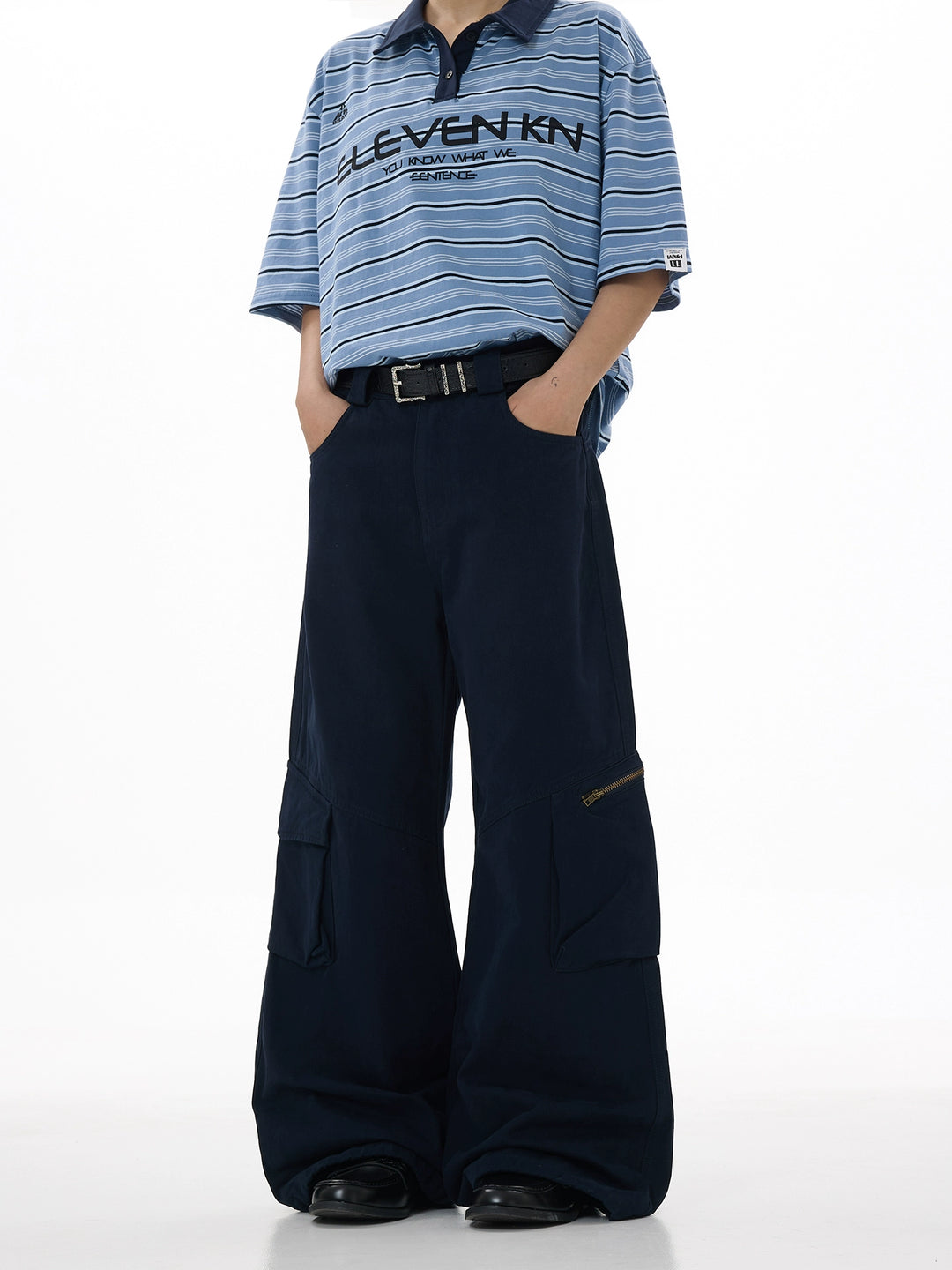 Relaxed Fit Straight Cargo Pants