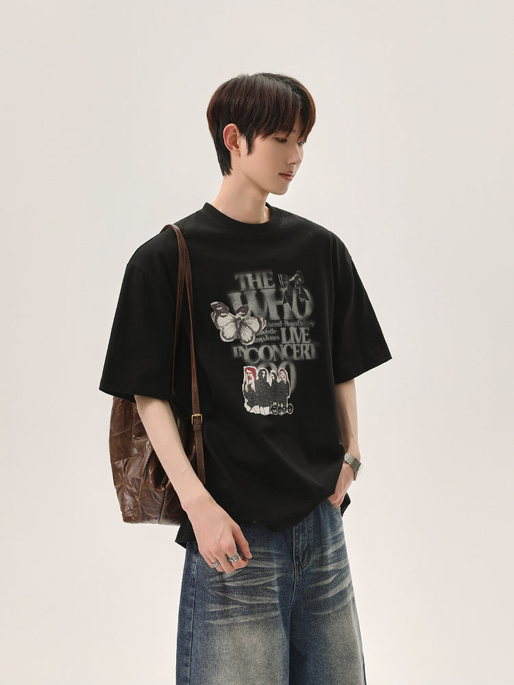 Retro Graphic Oversized Casual T-Shirt